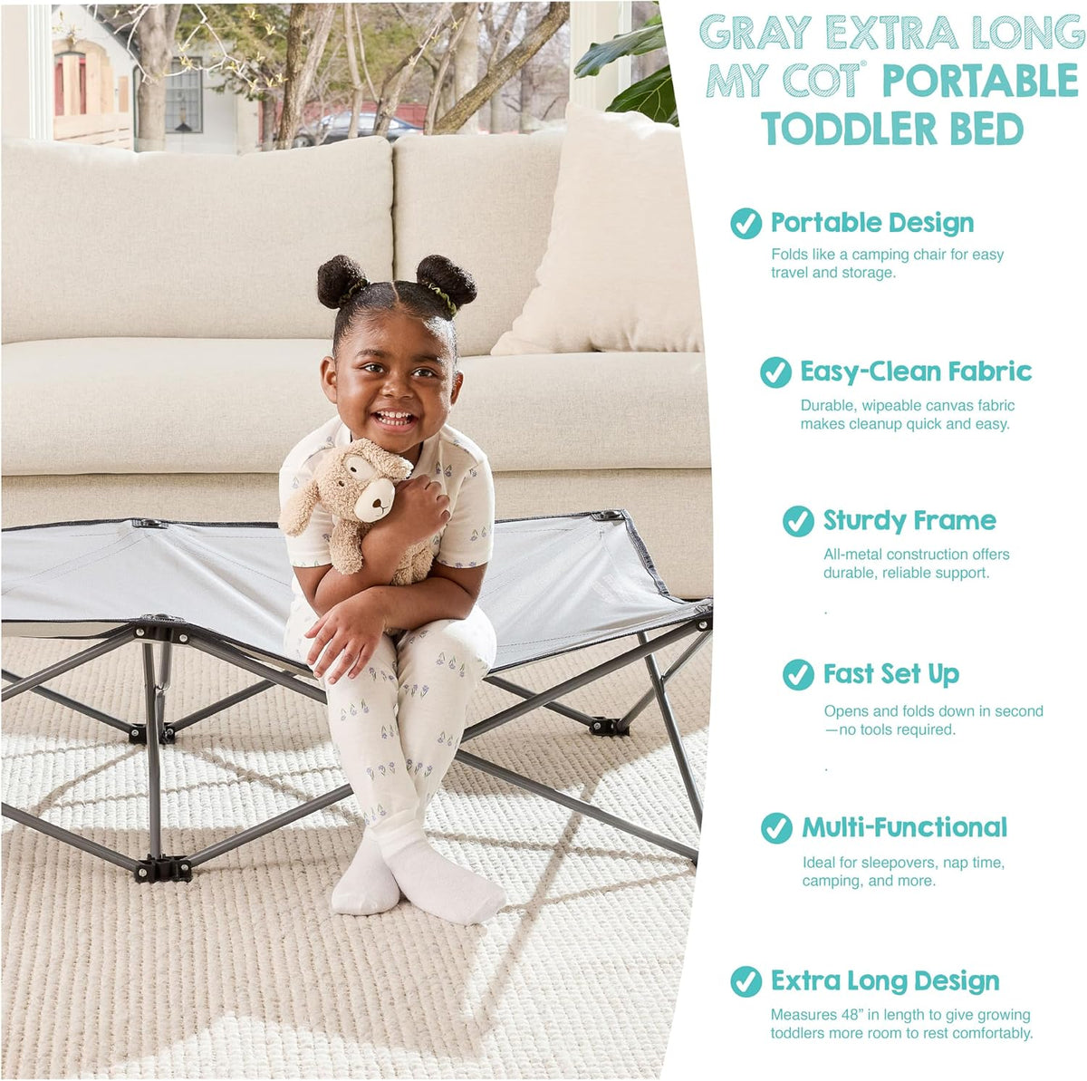 Regalo My Cot Extra Long gris - foto adicional 5