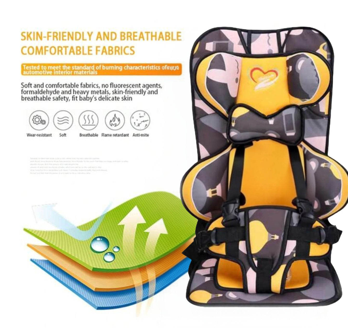 Cojín de asiento de viaje