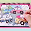 Set de libros para colorear con agua, 3 pcs