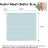 NHHLUHY- Toallas de muselina para bebé, paquete de 5 toallas de baño 100% algodón