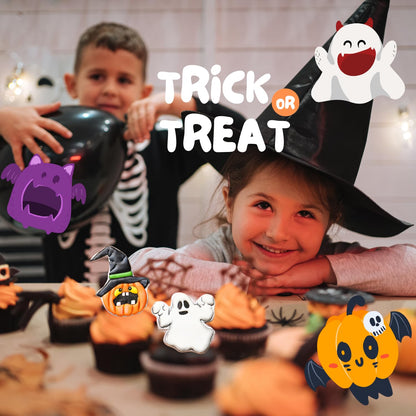 Orapink - Juego de 4 cortadores de galletas para Halloween, de acero inoxidable