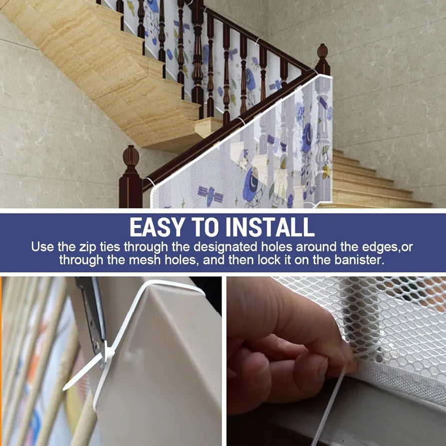 Red de seguridad para bebés, 118'' x 27''