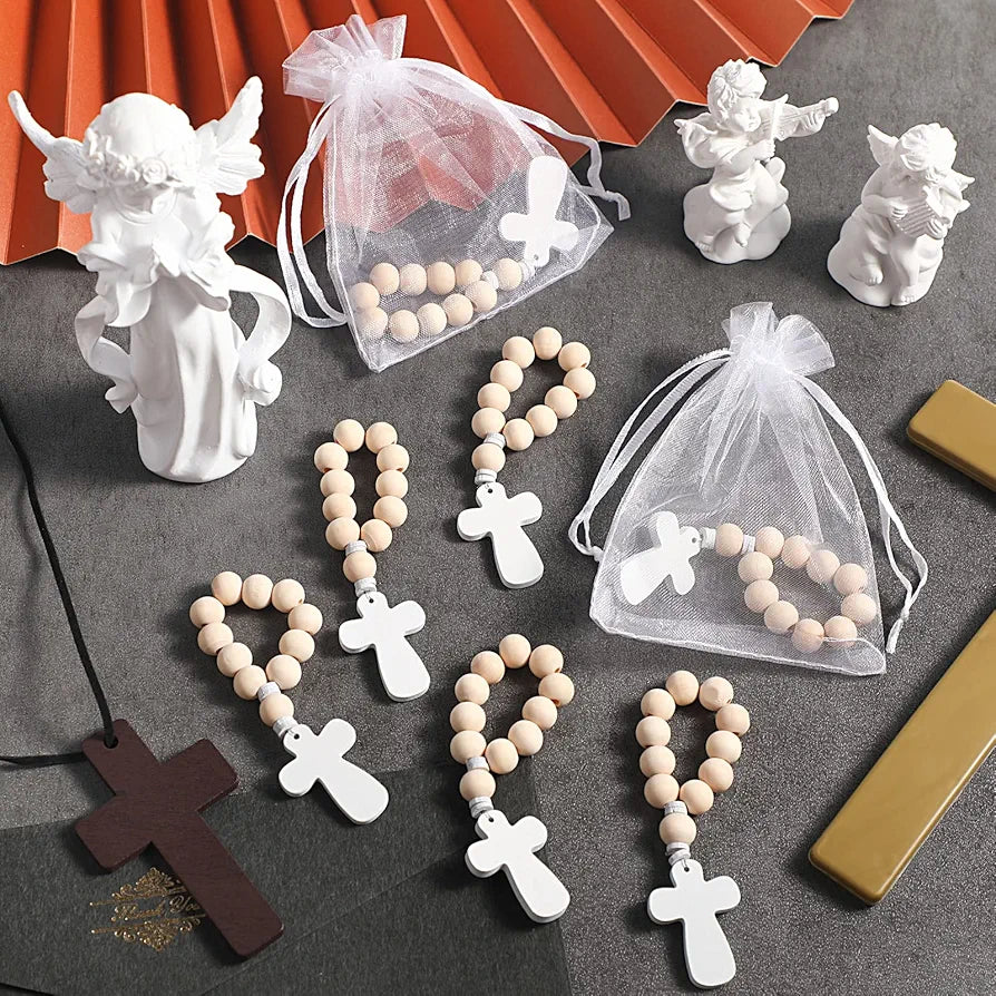 Set de 28 denarios con bolsita para recuerdos de primera comunión