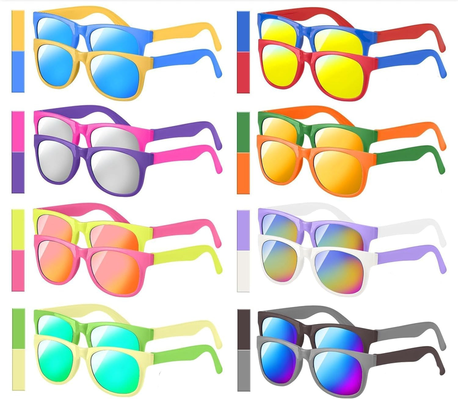 Lentes de sol bicolor para niños, 1 ud