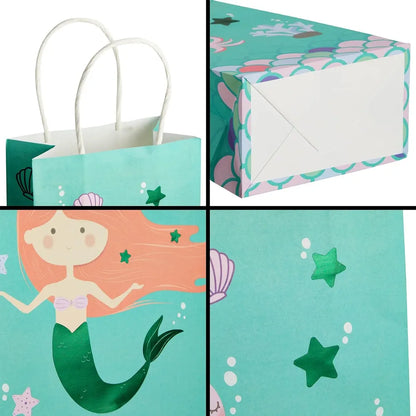 Bolsas de regalo de sirena – 24 recuerdos de fiesta
