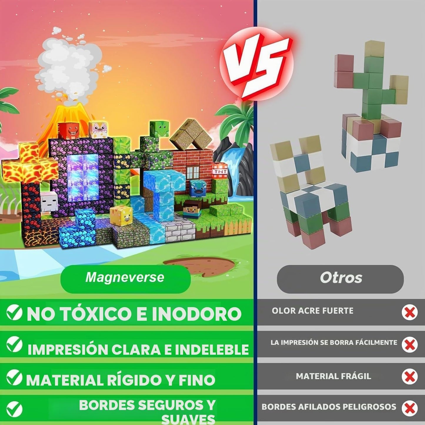 Bloques Magneticos Construccion Niños 150 Piezas