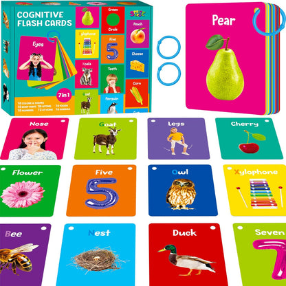 Spritegru- 50 tarjetas de aprendizaje temprano, 7 en 1