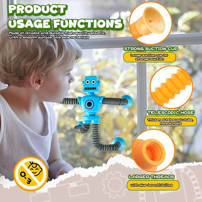Robot sensorial de viaje de viaje de 4 piezas para niños