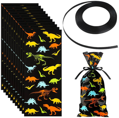 80 bolsas de plástico para dulces dinosaurio