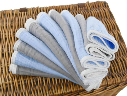 Set de paños de muselina para eructos, 6pcs