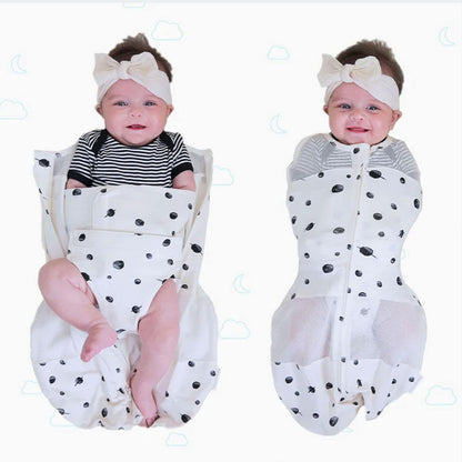 Happiest Baby Sleepea- Manta de arrullo para bebé, diseño estrellas de carbón, talla M