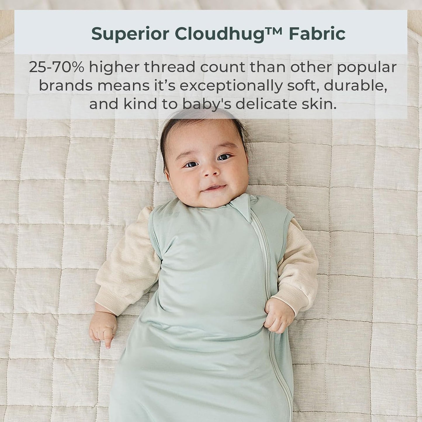 Everyday bamboo- Saco de dormir de 0,5 Tog - Rayón, confeccionado en bambú, 18-36 meses
