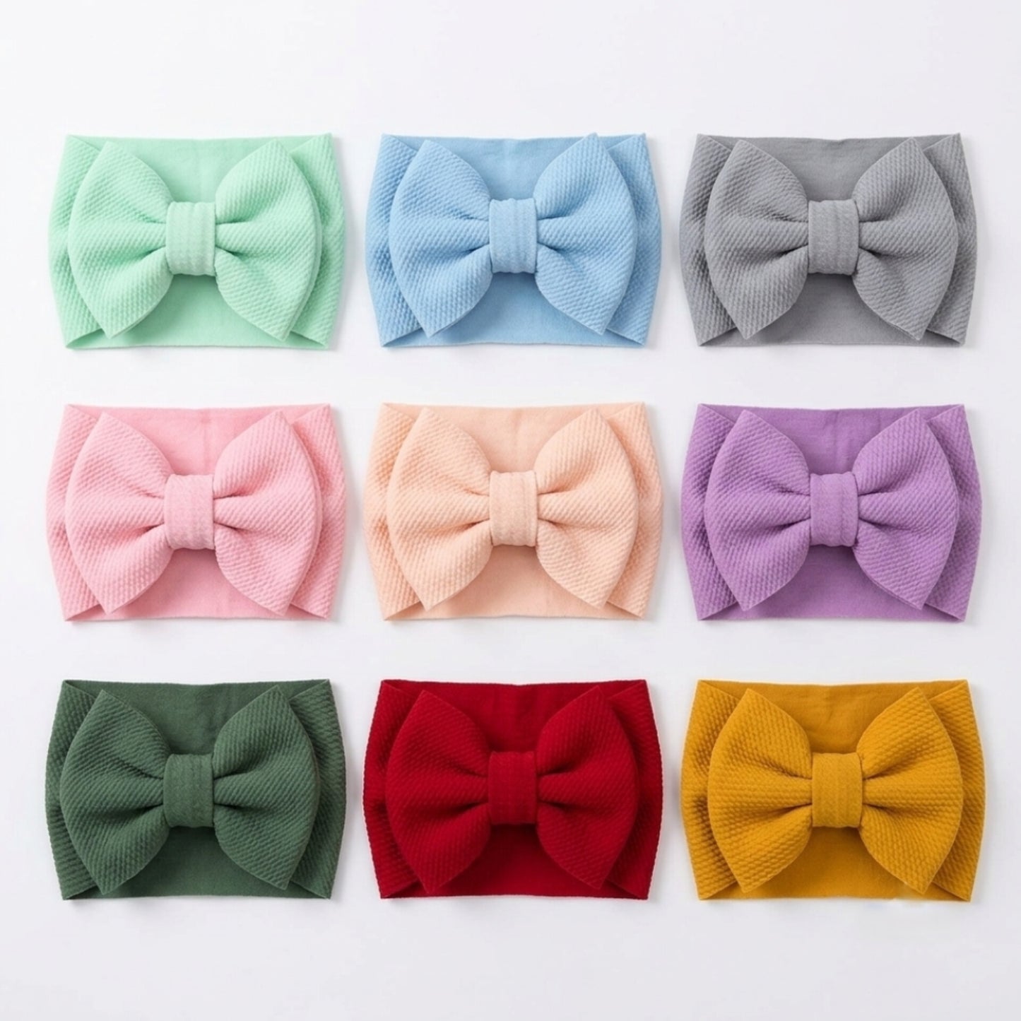 Diademas para bebé, 9 piezas