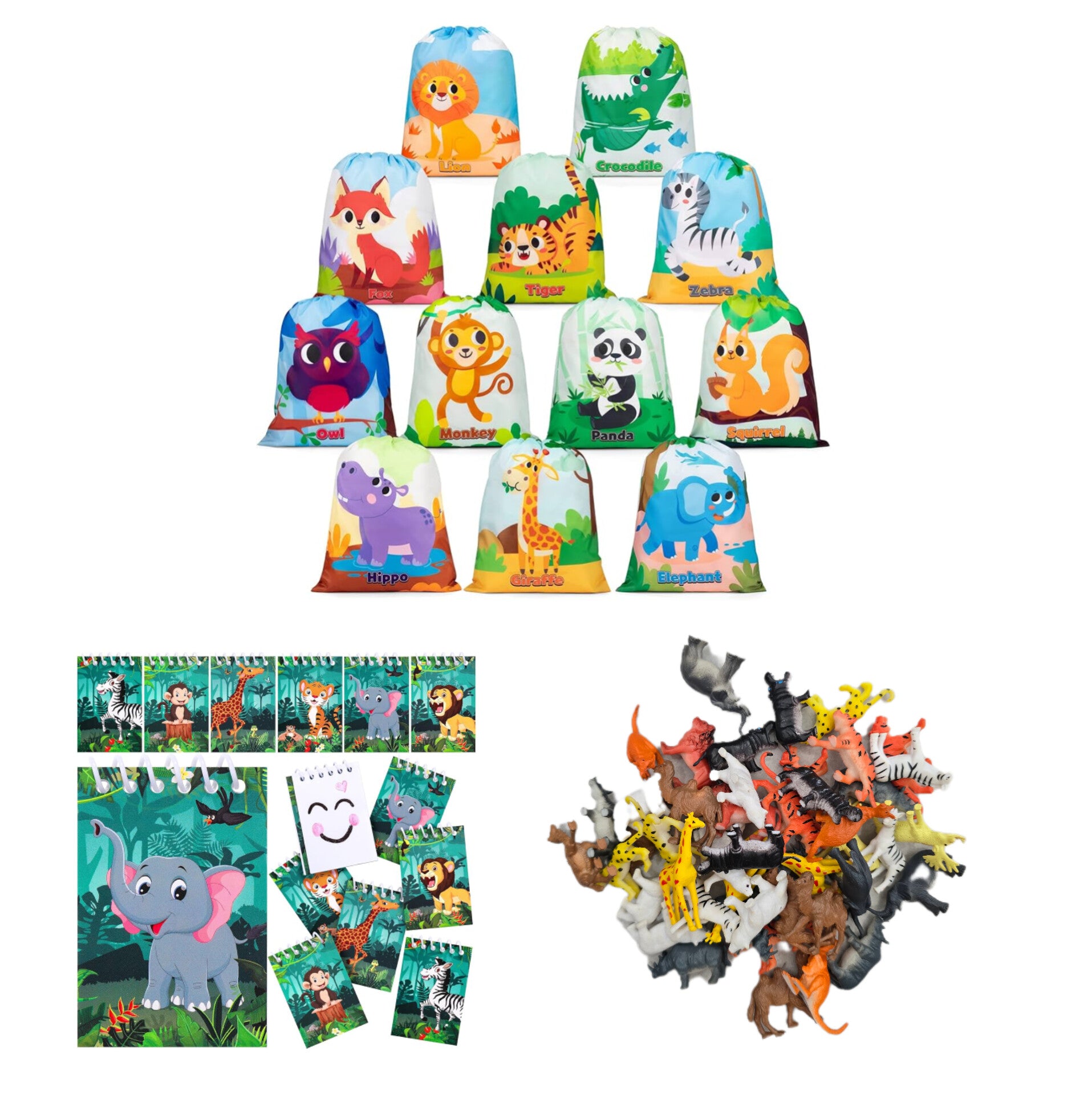 Paquete de regalos para fiesta, Selva