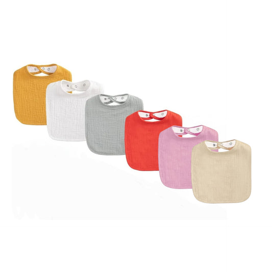 Lazyrhino- Set de 6 baberos de muselina