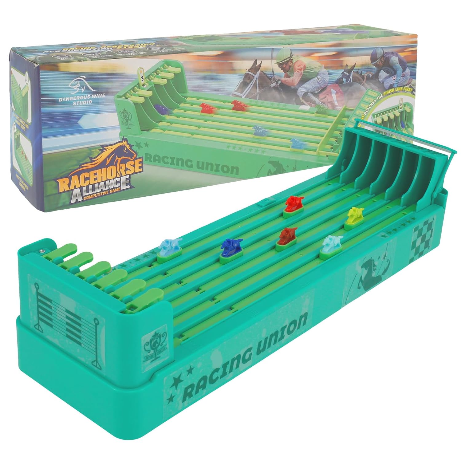 Juego de carreras de caballos, mini juegos de mesa portátiles