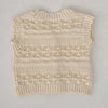 Chaleco con cuello en V crochet, 12-18meses
