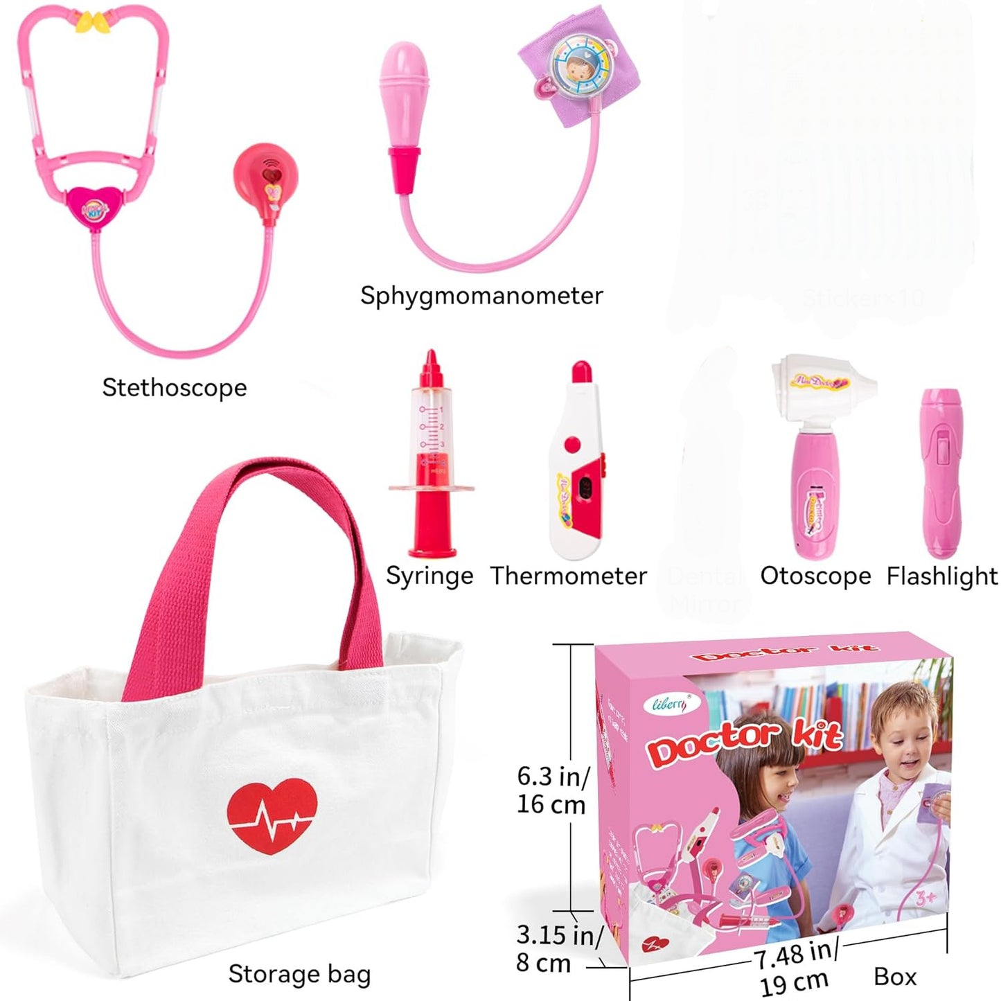 Set de doctor para niños