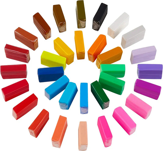 CiaraQ - Juego de arcilla para modelar pequeña, 32 colores