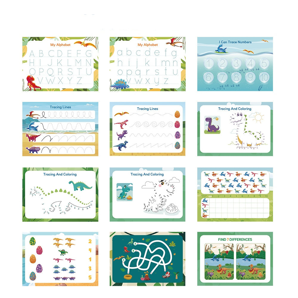 Libro ocupado para niños, Dinosaurios