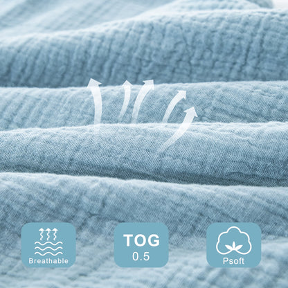 Catteyonce- Saco de dormir de algodón + juego de babero para alimentación