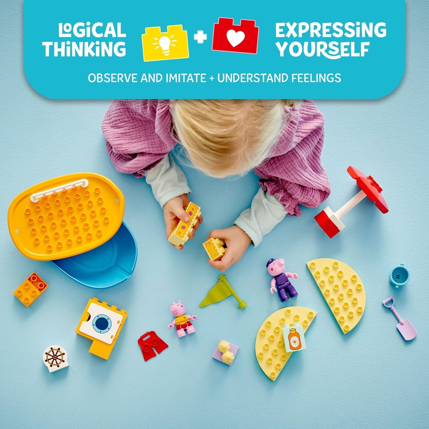 Lego Duplo- Peppa Pig - Juguete armable, Viaje en barco