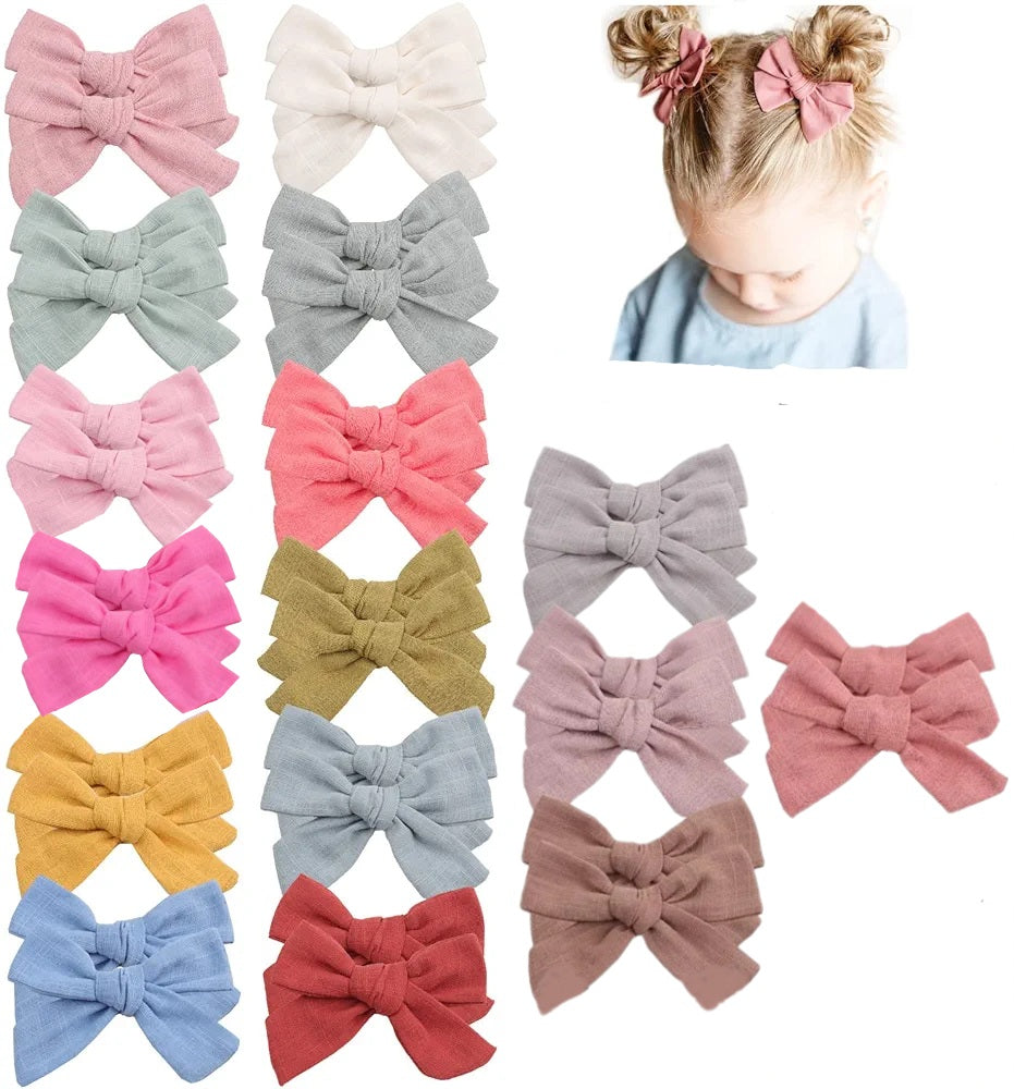 Set de 32 lazos para el cabello