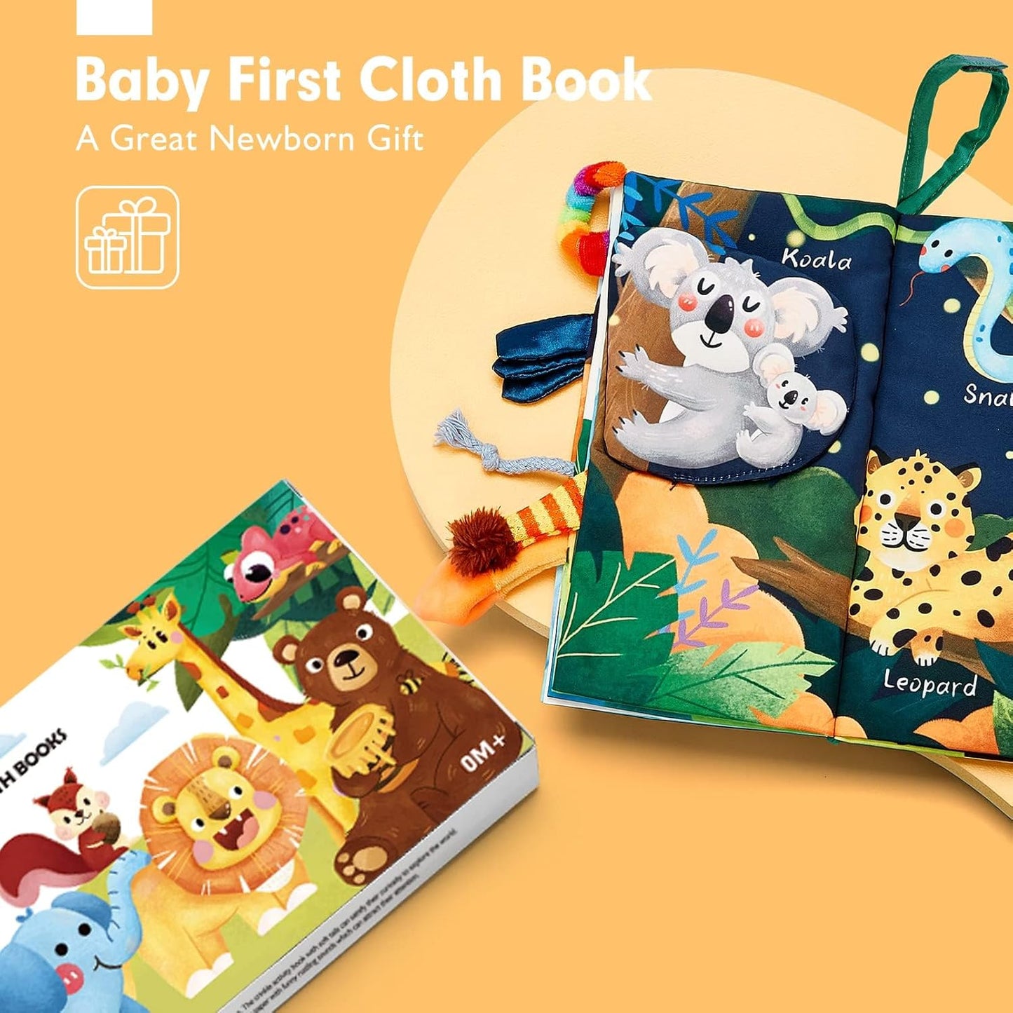 hahaland-Libro para bebés de 0 a 6 meses, Selva