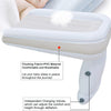 Cama inflable para bebés, beige oscuro