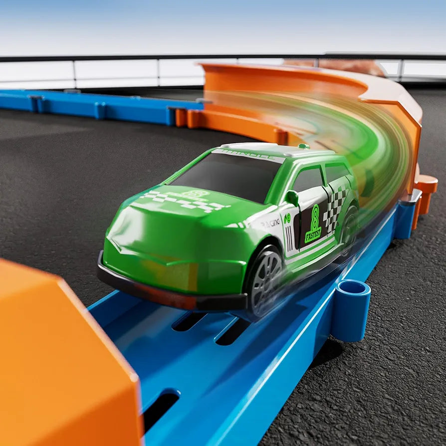 MSKOLER - Juego de pistas de carreras de coche para niños