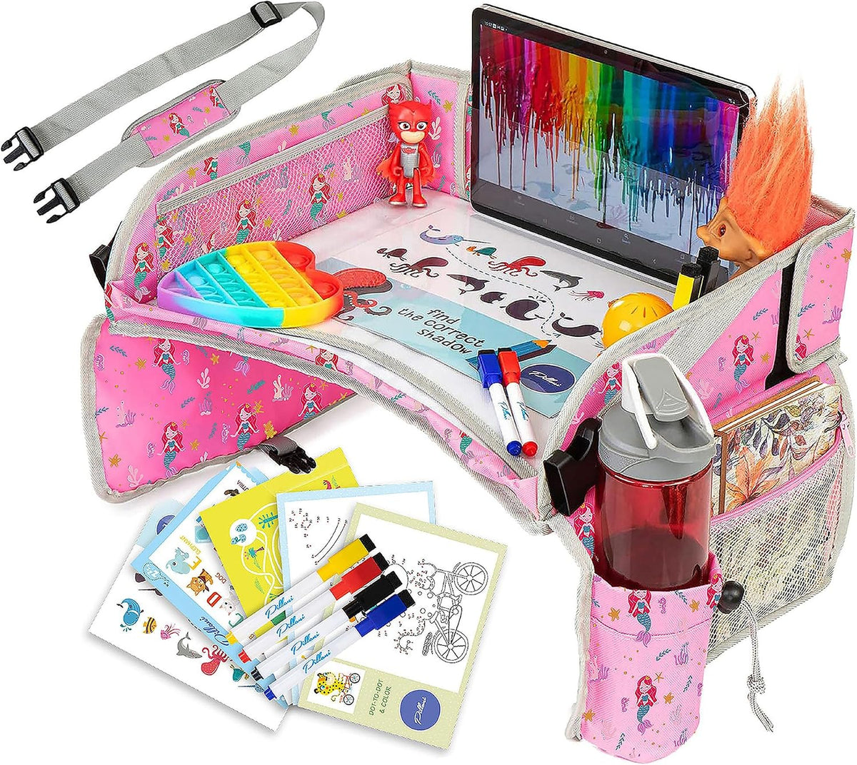 Bandeja de viaje infantil PILLANI para coche