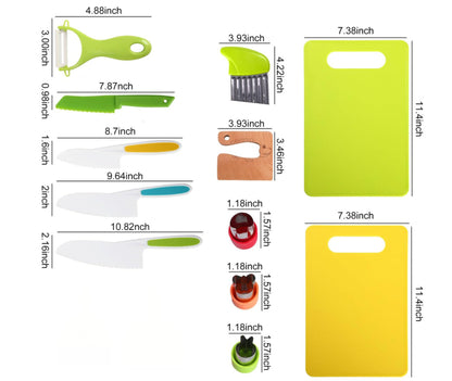 Set de cuchillos Montessori