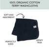 Honest Baby Clothing- Set de 5 paños para baño, azul