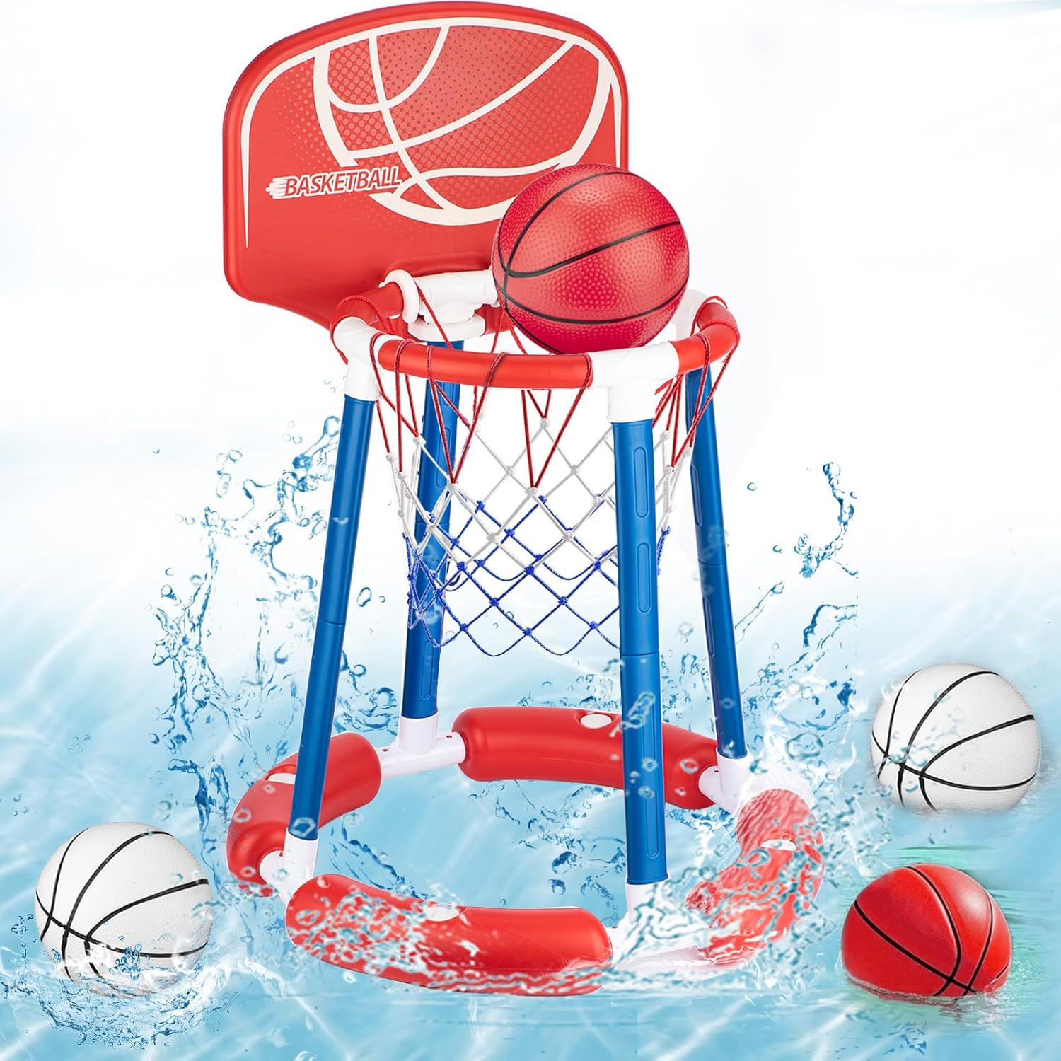 VROGTIK-Aro de baloncesto para piscina con tablero