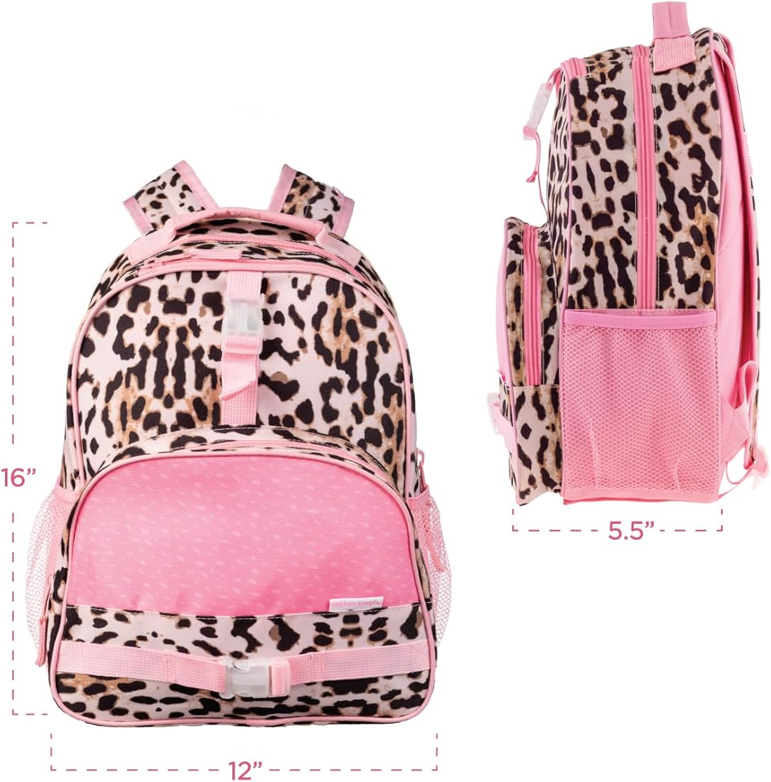 Stephen Joseph-Bolso animal print con rosado