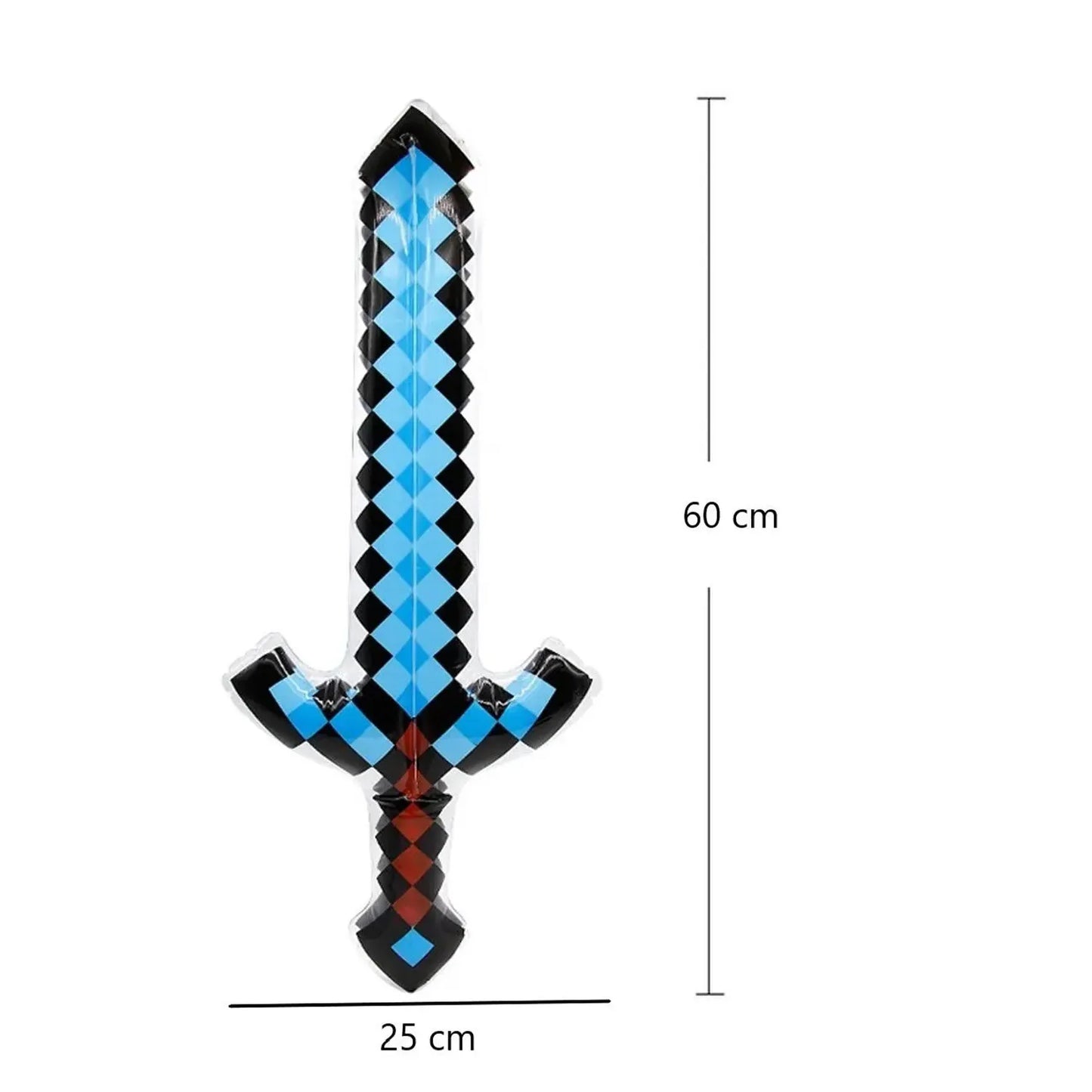 12 espadas inflables de Minecraft