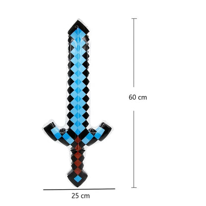 12 espadas inflables de Minecraft