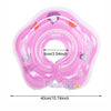 Flotador de cuello para bebés, rosa