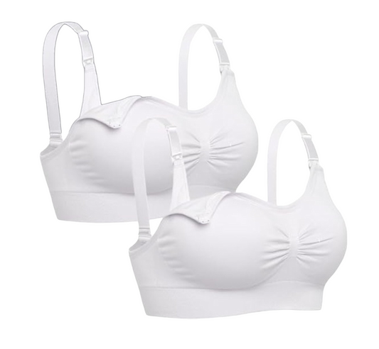 Lataly - Brasier de lactancia sin costuras para mujer, talla S