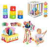 Elleck- Set de juguetes Montessori 4 en 1