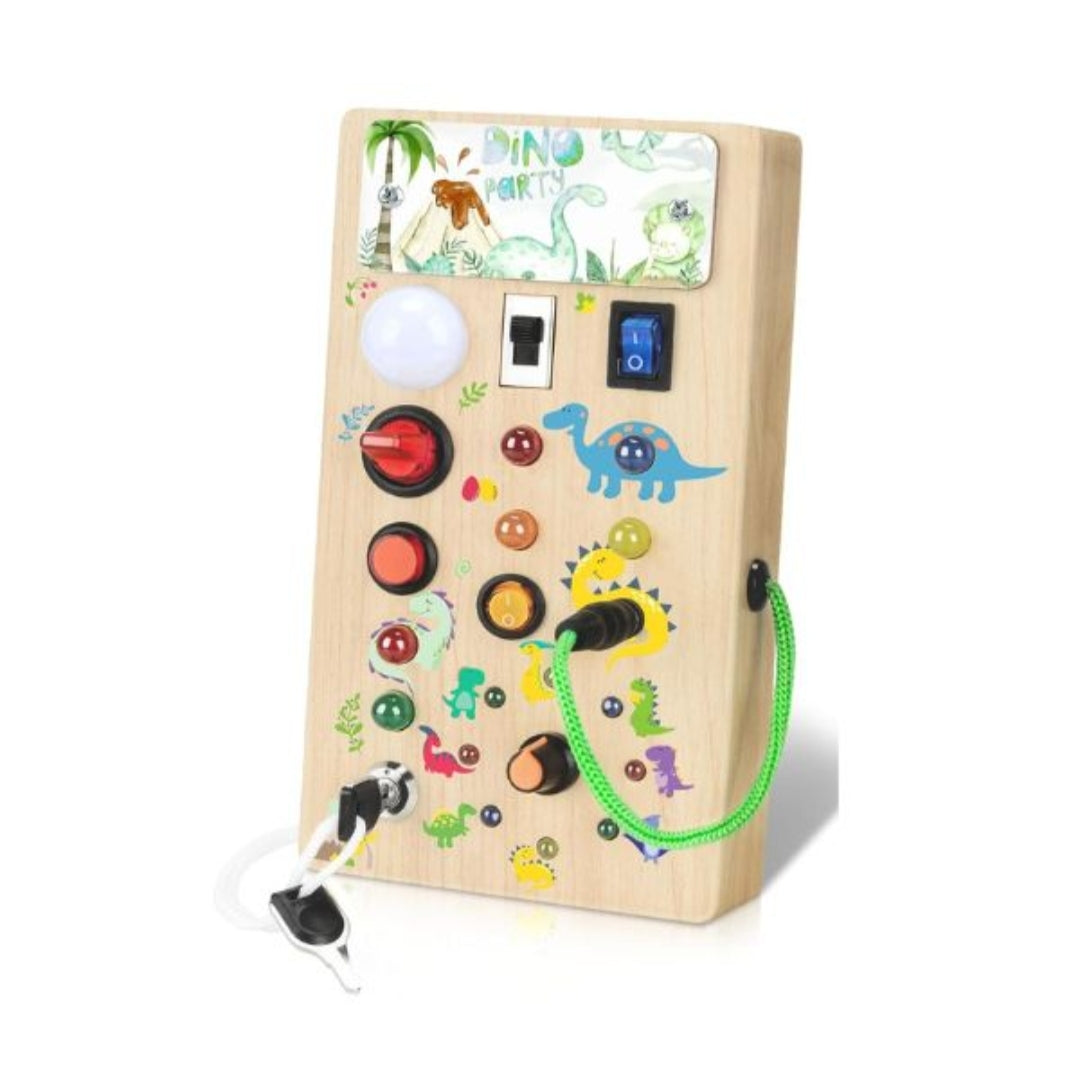 Tablero de actividades de madera