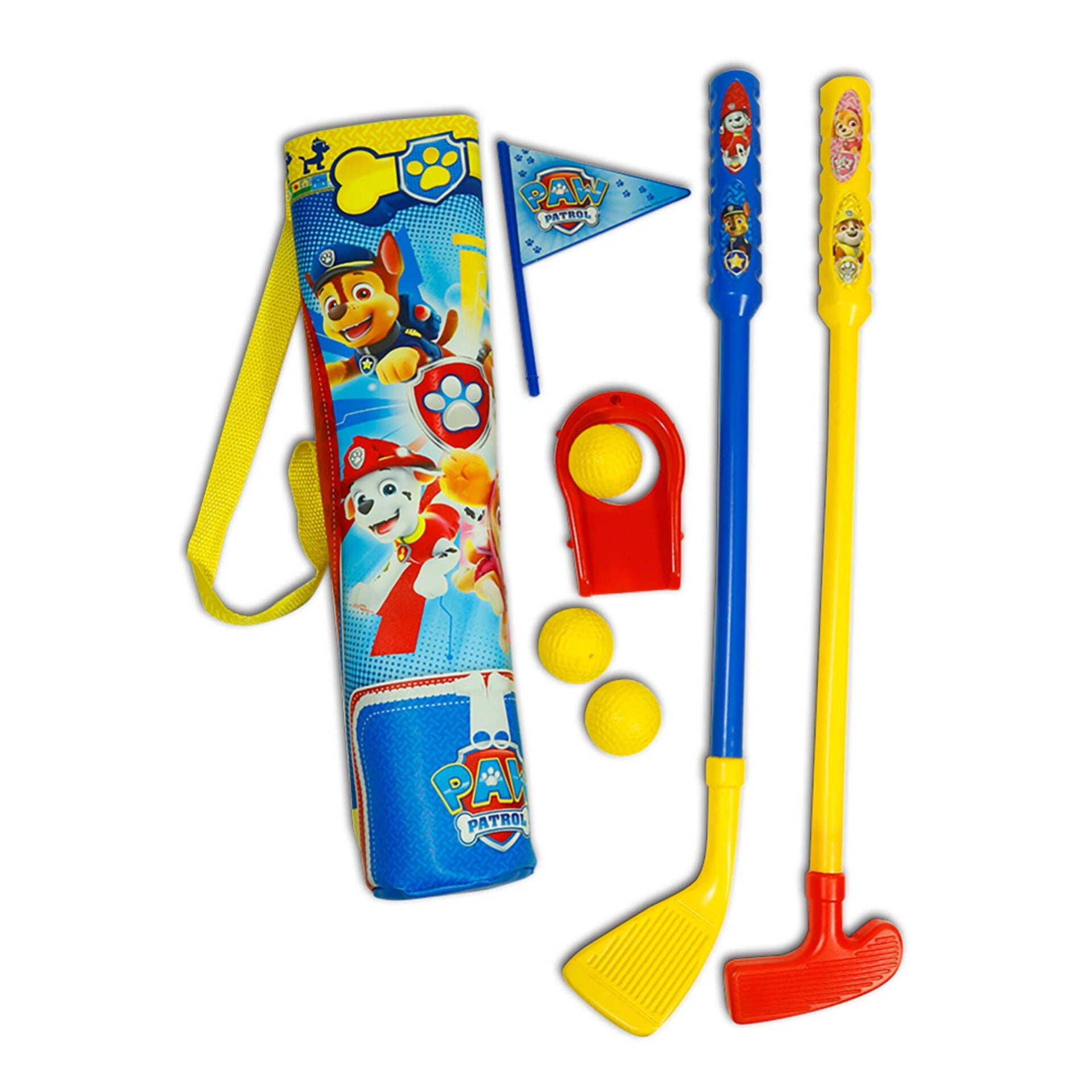 Juego de golf y bolsa de tela de Paw Patrol