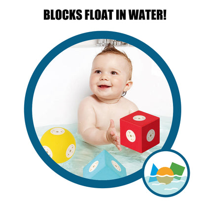 Juego de 24 bloques magnéticos para niños