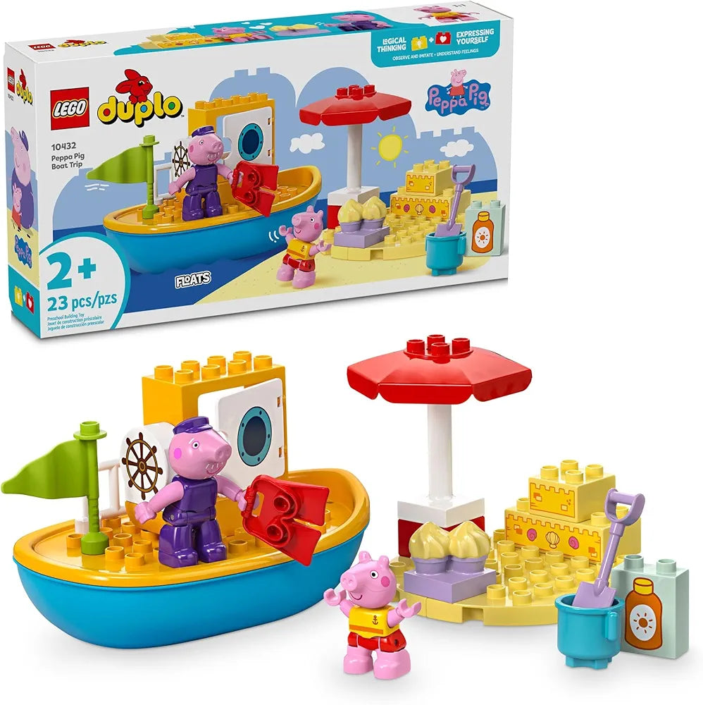 Lego Duplo- Peppa Pig - Juguete armable, Viaje en barco