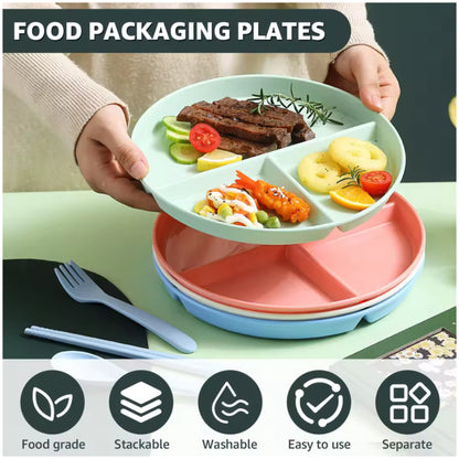 Platos  divididos, 8 piezas y 9 pulgadas