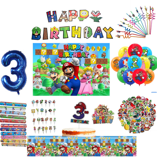 Paquete fiesta Mario 10