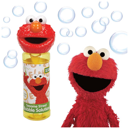 Little Kids Sésamo Street Elmo & Cookie Monster Burbujas de 8oz (gran tamaño), 12 uds