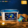 Caja de bloques de colores pequeños para niños,300 pcs
