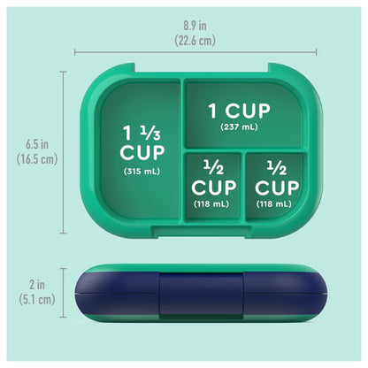 Bentgo- Fiambrera para niños verde/ azul marino