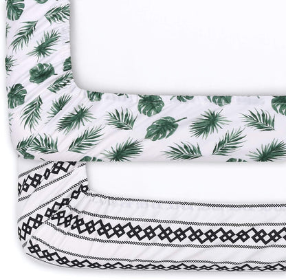 The Peanutshell Juego de sábanas bajeras para cuna